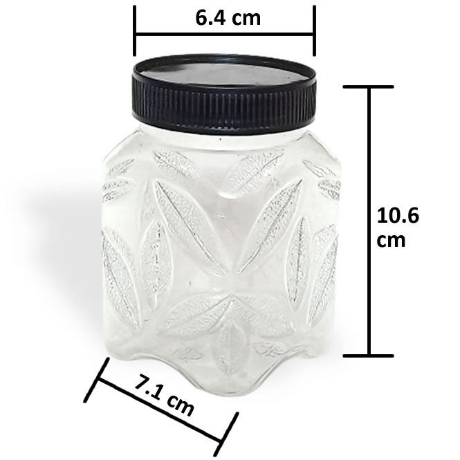 dimensions of mini leaf jar