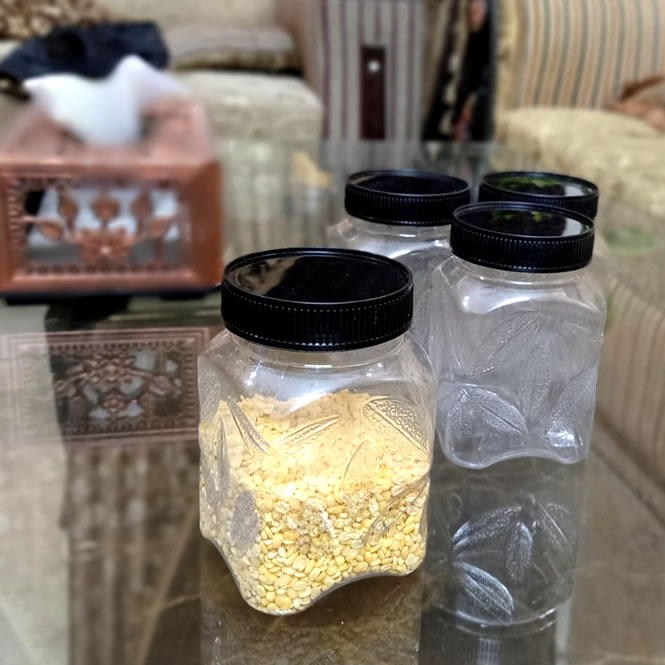 Pack of 9 - Slim Leaf Jars 250ml - Image 4