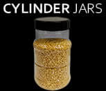 Cylinder Jar - Plastic